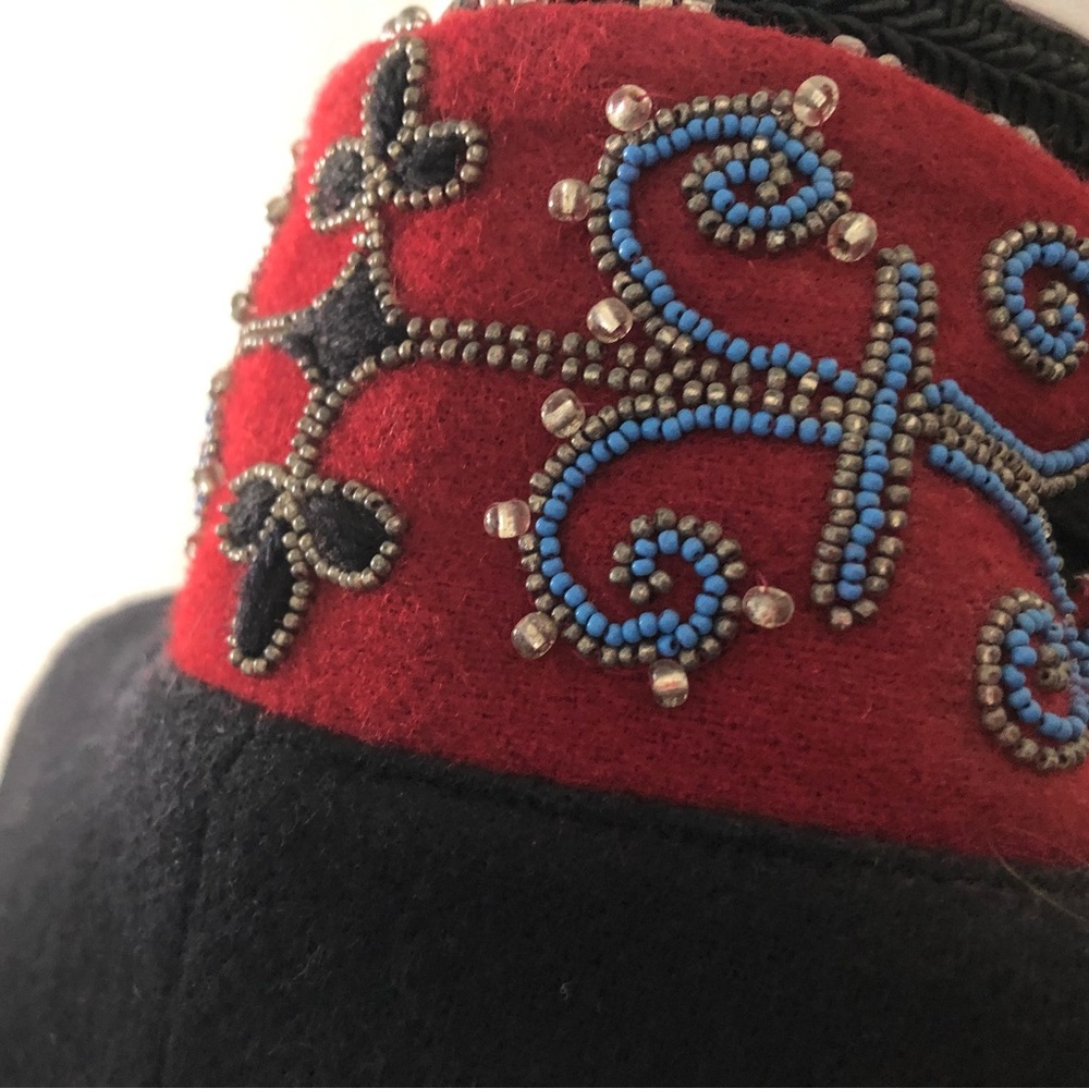 Vintage Western Jacket Wool Tailored Hand Beaded Standout Double D Ranch - Picture 8 of 11